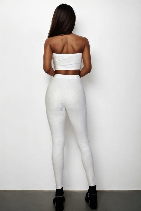 Ribbed Tube Top & Leggings Set (CAPELLA)