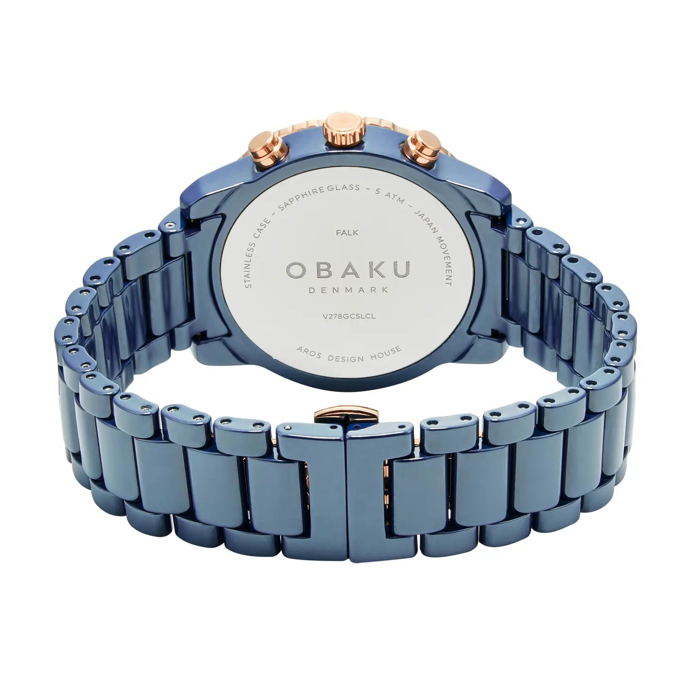 Chronograph Link Bracelet Watch