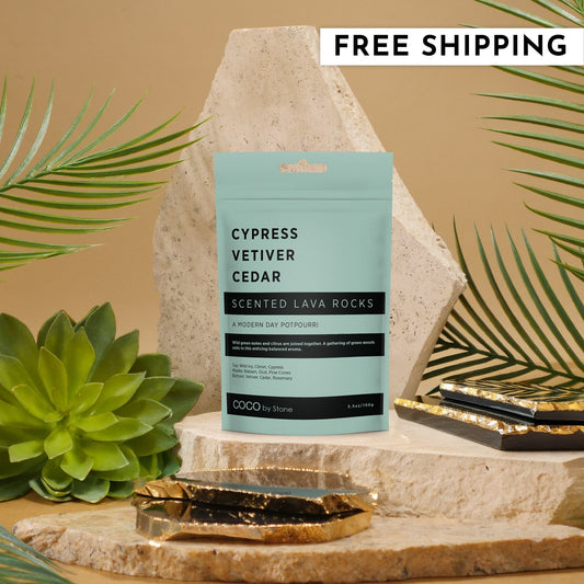 Scented Lava Rocks (Cypress | Vetiver | Cedar)