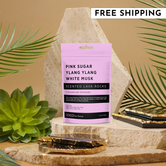Scented Lava Rocks (Pink Sugar | Ylang Ylang | White Musk)