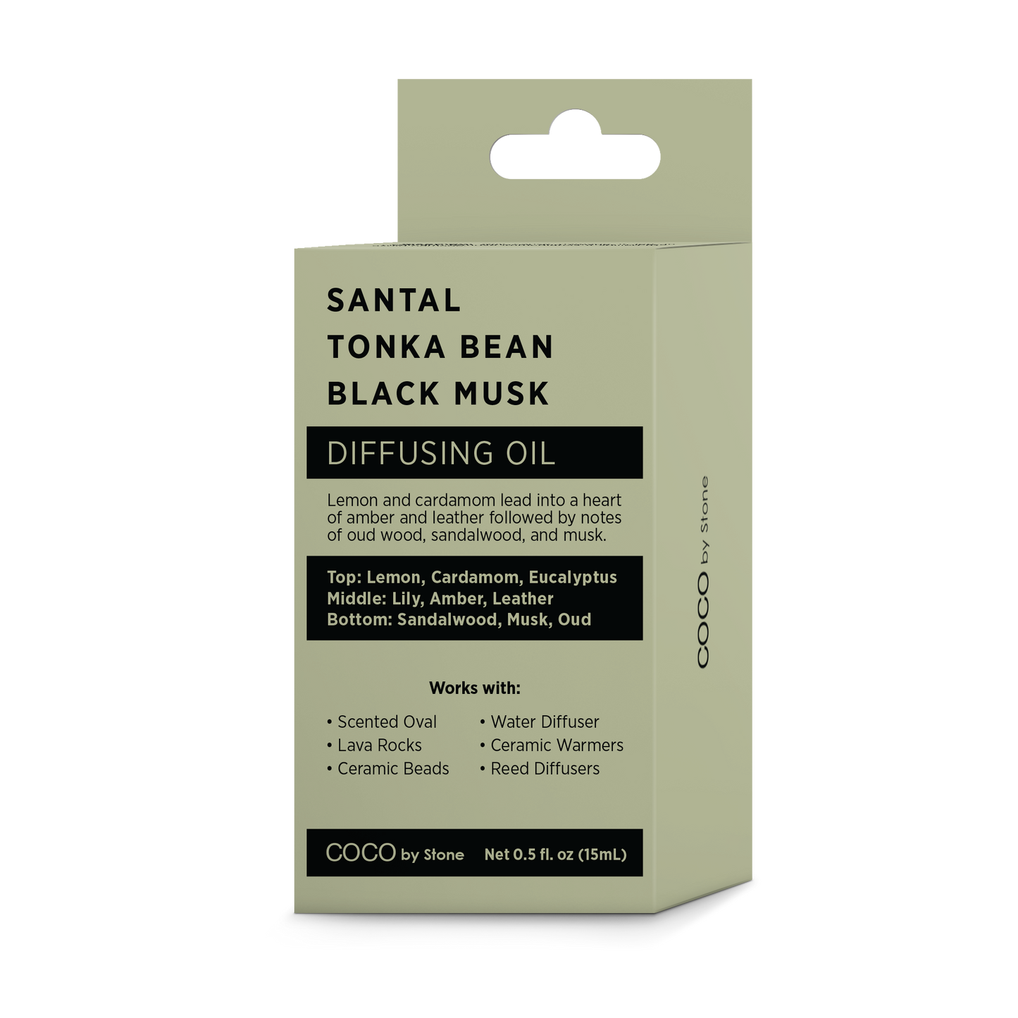Diffusing Oil (Santal | Tonka Bean | Black Musk)