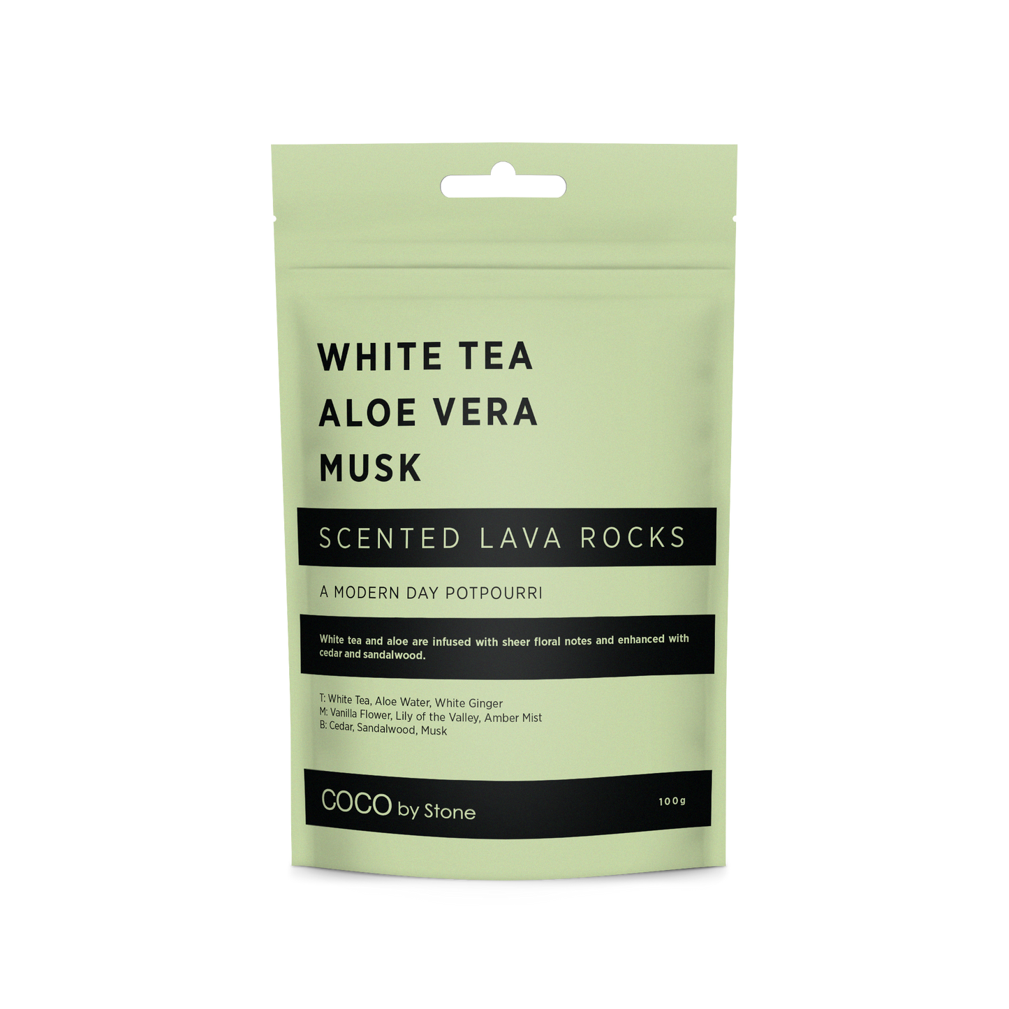 Scented Lava Rocks (White Tea | Aloe Vera | Musk)