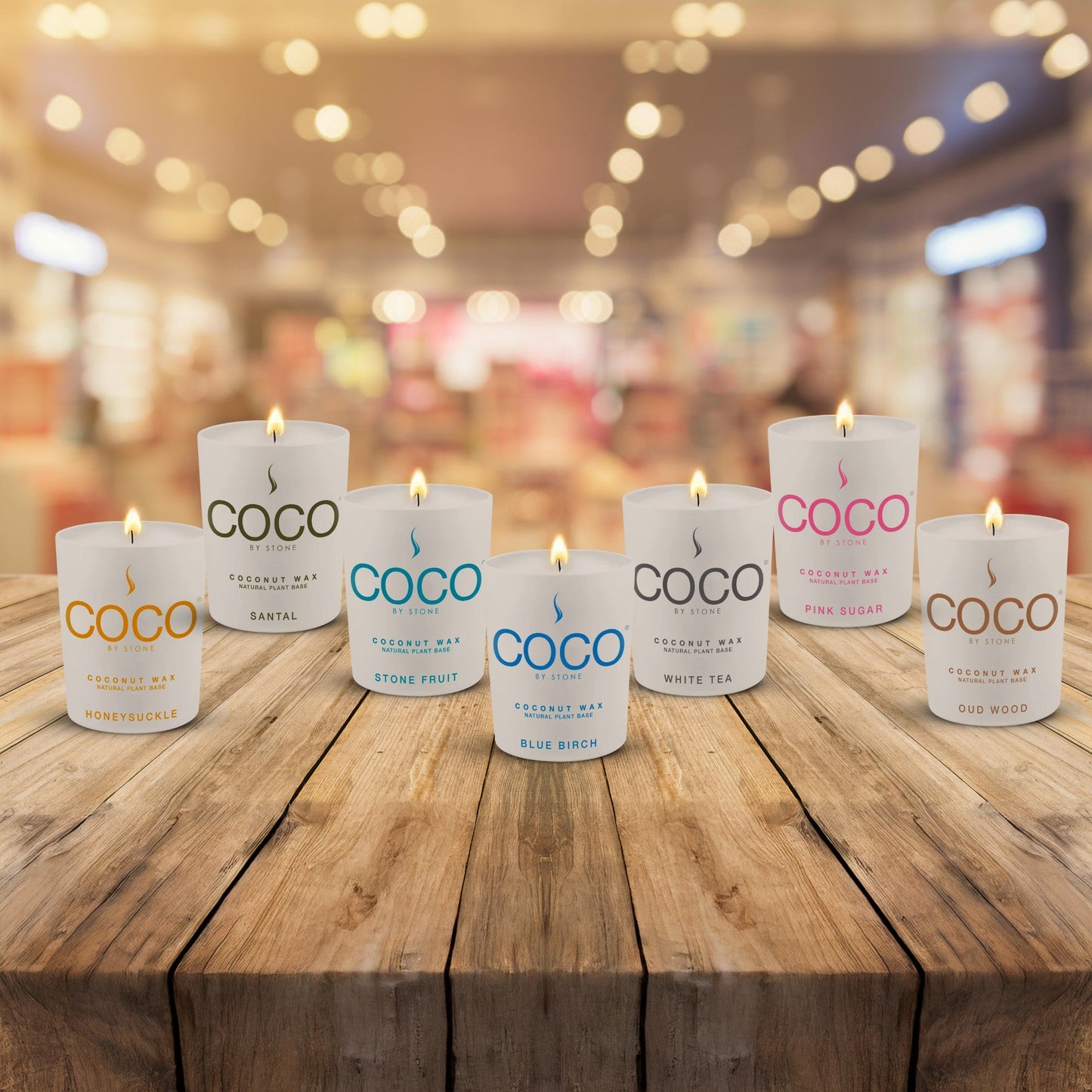 Tiare Natural Coconut Apricot Wax Candle