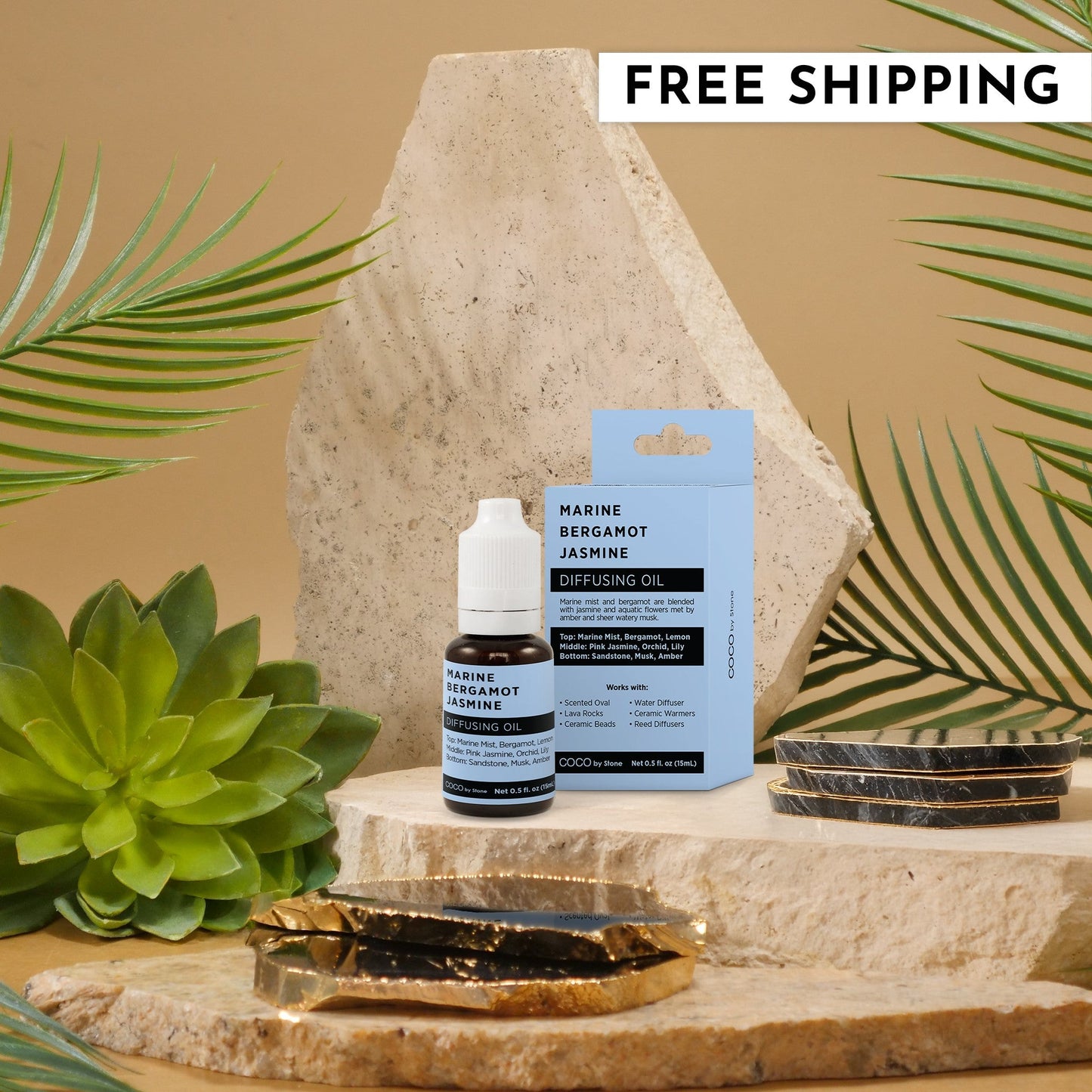 Diffusing Oil (Marine | Bergamot | Jasmine)