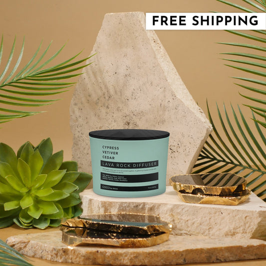 Lava Rock Diffuser (Cypress | Vetiver | Cedar)