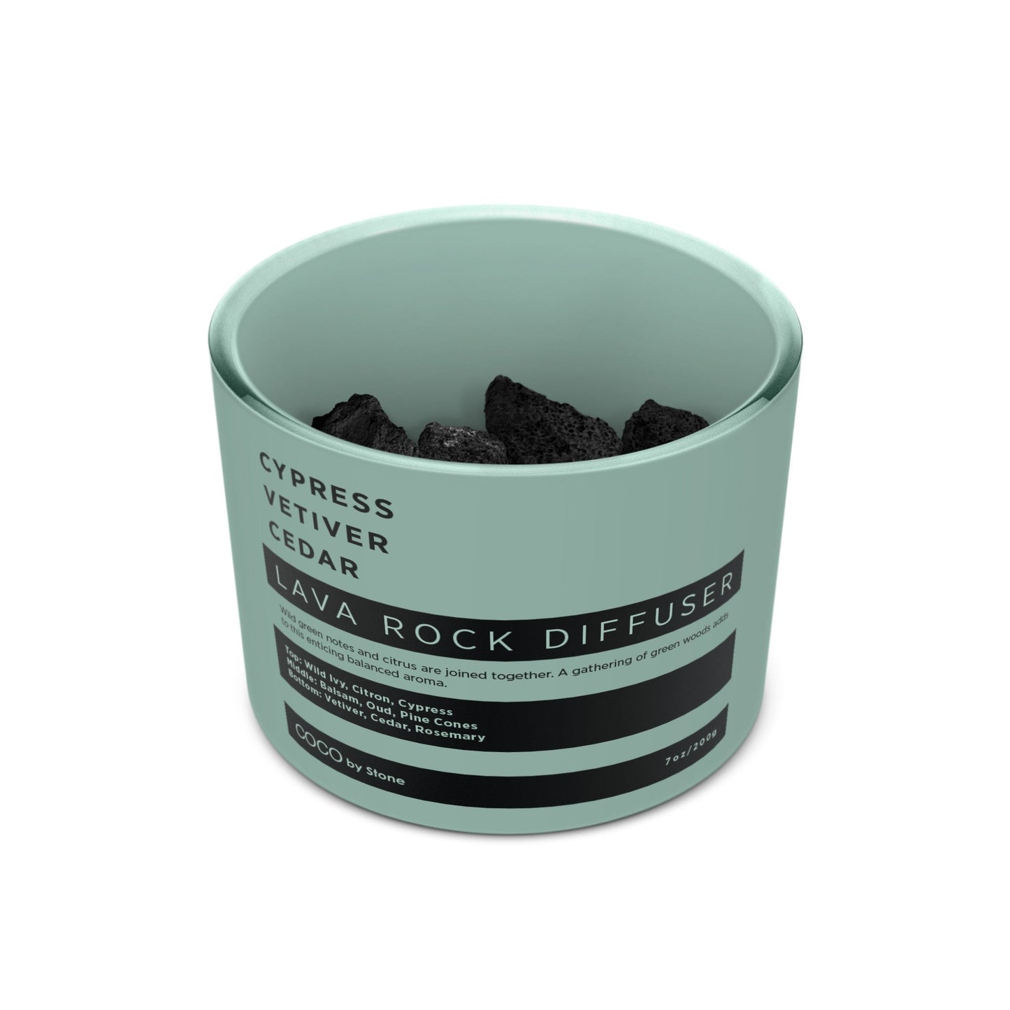 Lava Rock Diffuser (Cypress | Vetiver | Cedar)