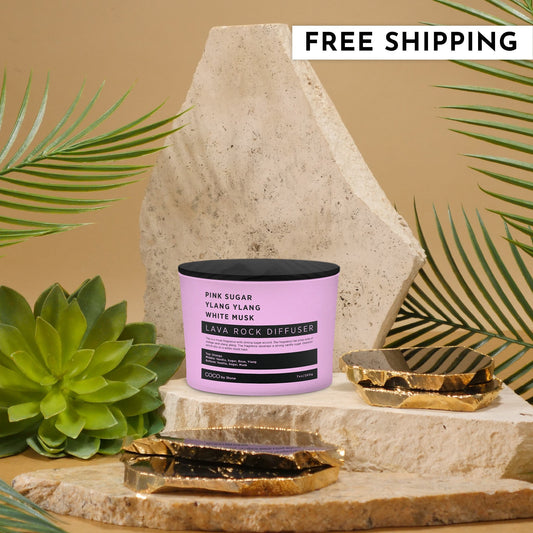 Lava Rock Diffuser (Pink Sugar | Ylang Ylang | White Musk)