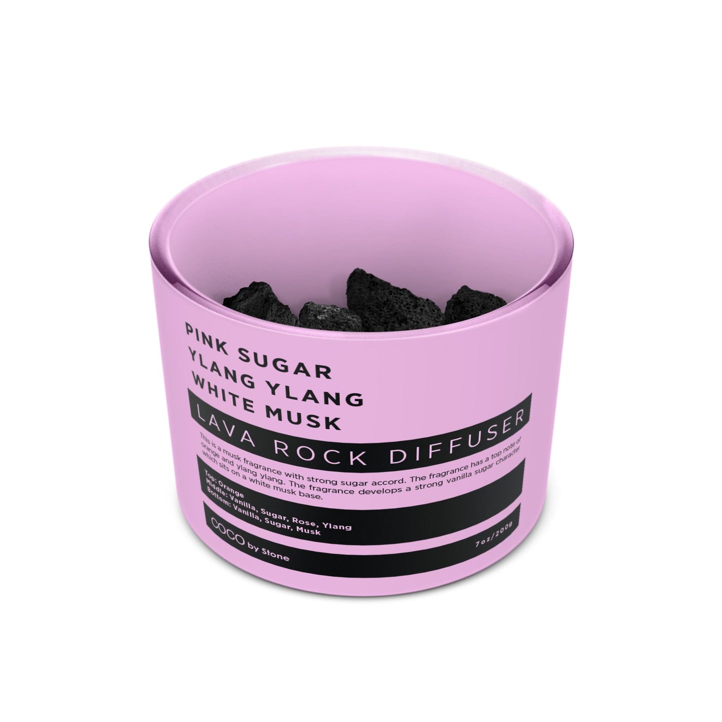 Lava Rock Diffuser (Pink Sugar | Ylang Ylang | White Musk)