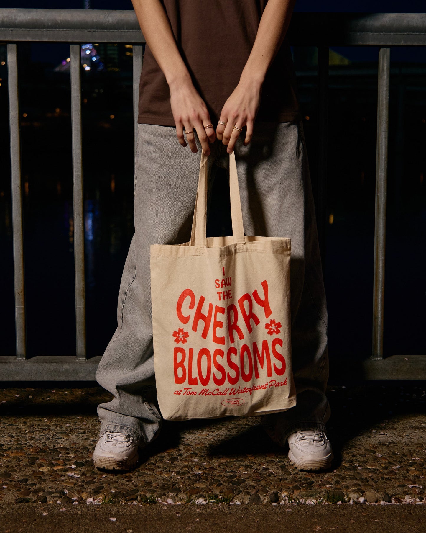 Waterfront Blossom Tote