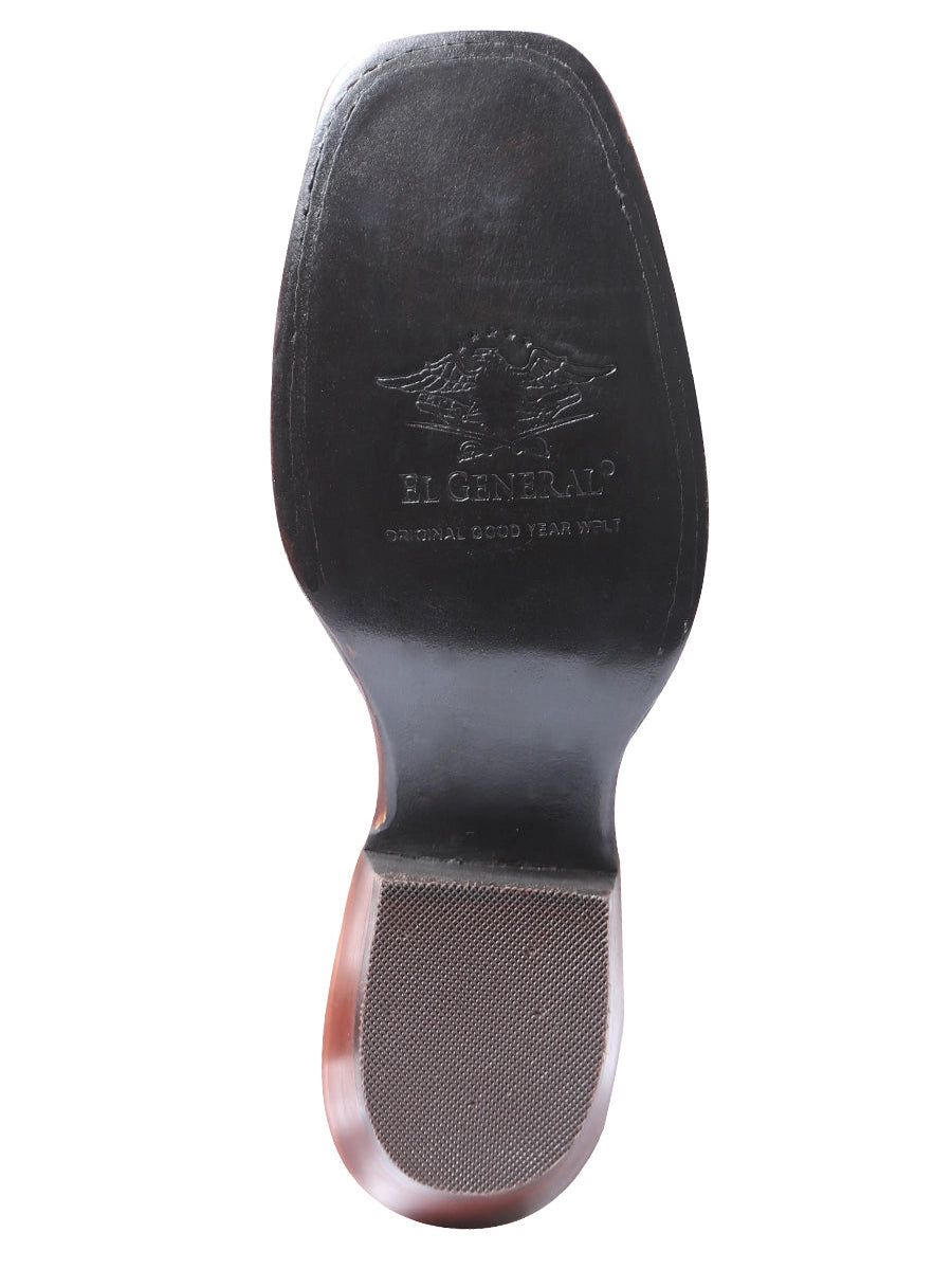 El General Womens Rodeo Boot- Dark Chocolate