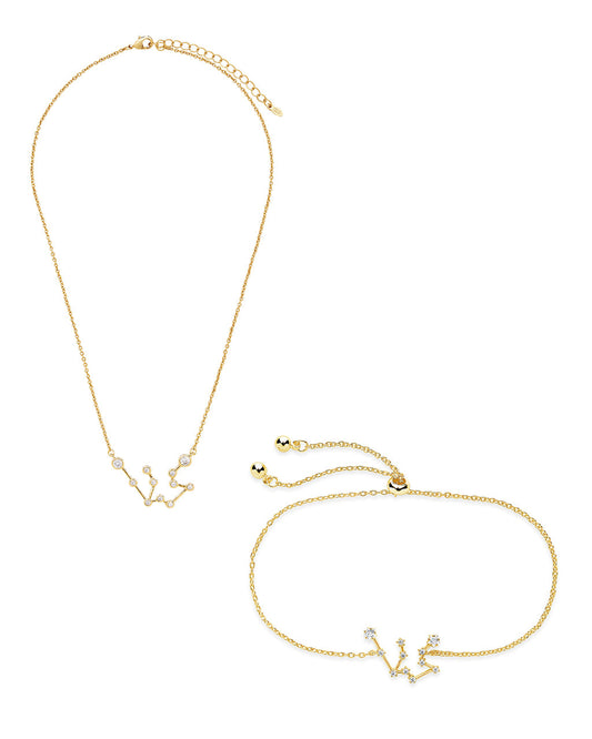 'When Stars Align' Constellation Necklace and Bracelet Set