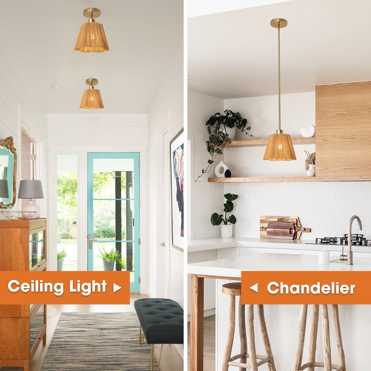 7 Inch Elsa 1-Light Island Pendant Light