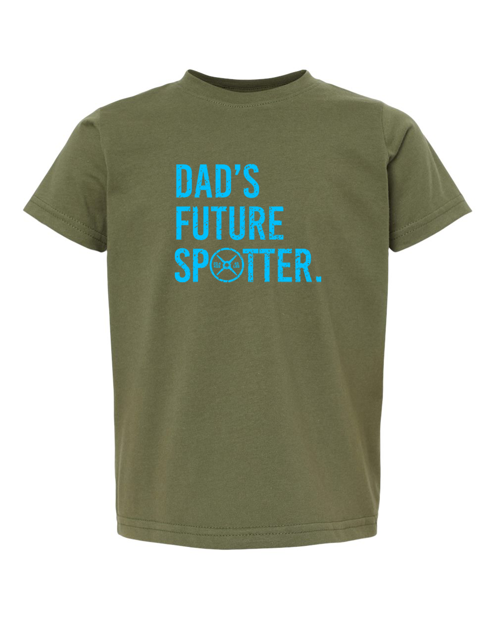 Dad's Future Spotter Toddler Tee (With Blue Text)
