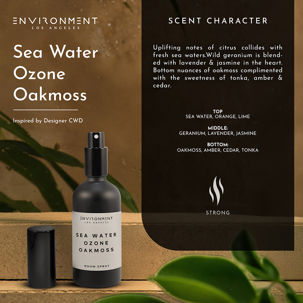 Sea Water | Ozone | Oakmoss Room Spray (Inspired by Davidoff Cool Water®)