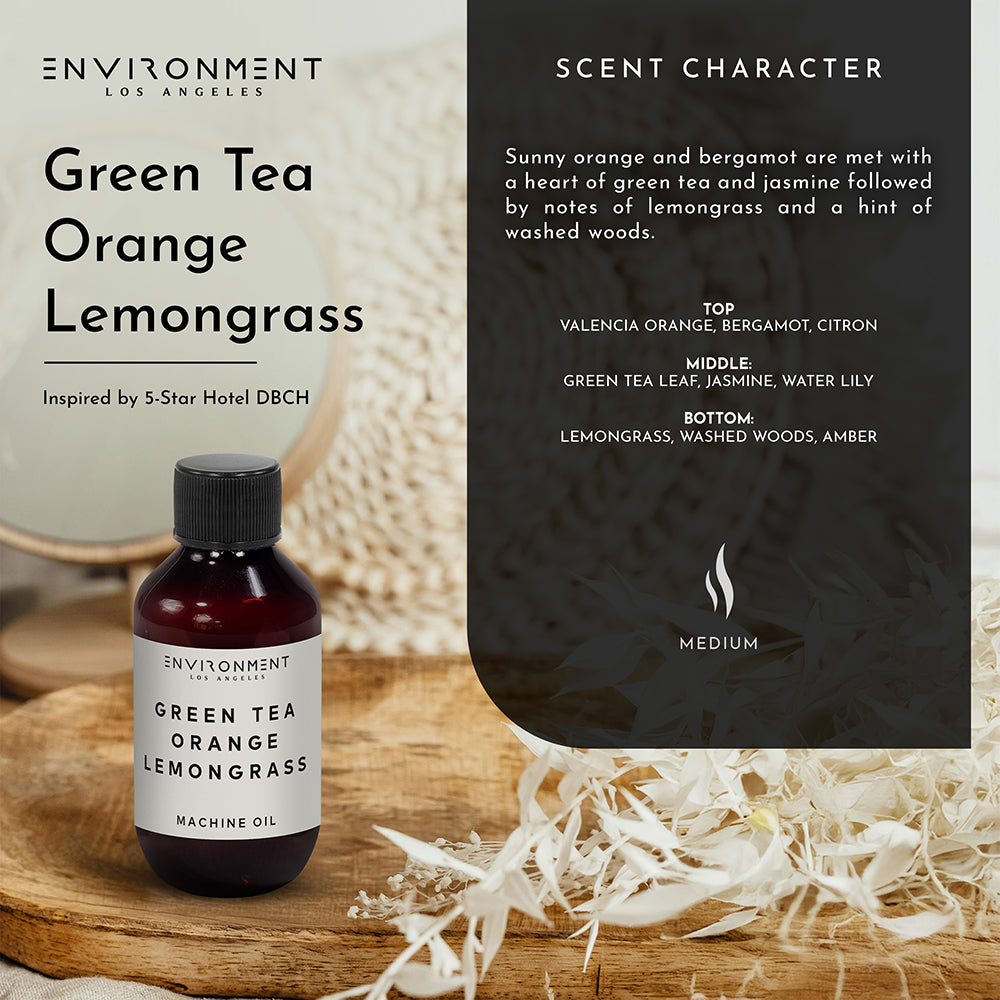 2oz Green Tea | Orange | Lemongrass Machine Diffusing Oil (Inspired by Delano Beach Club Hotel®)