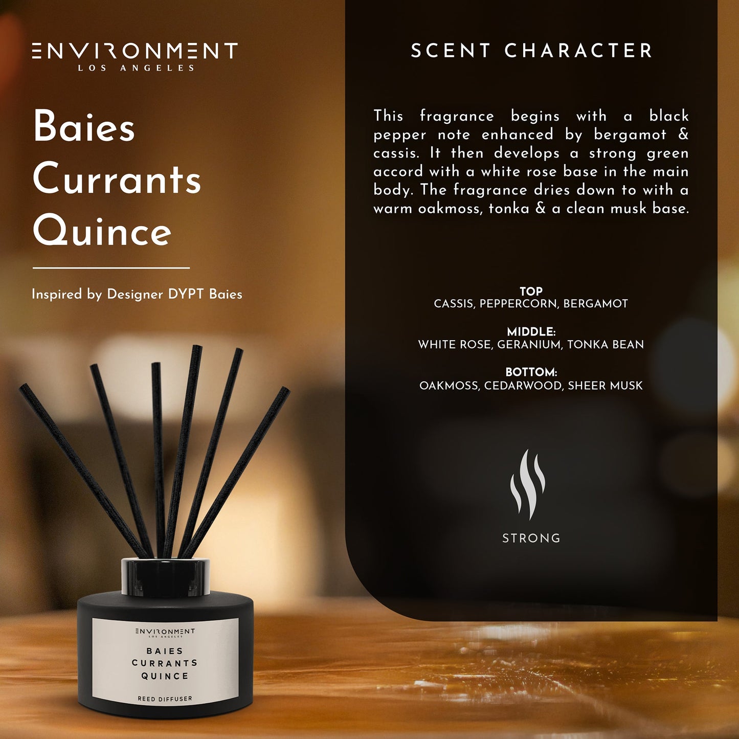 Baies | Currants | Quince Diffuser (Inspired by Diptyque Baies®)