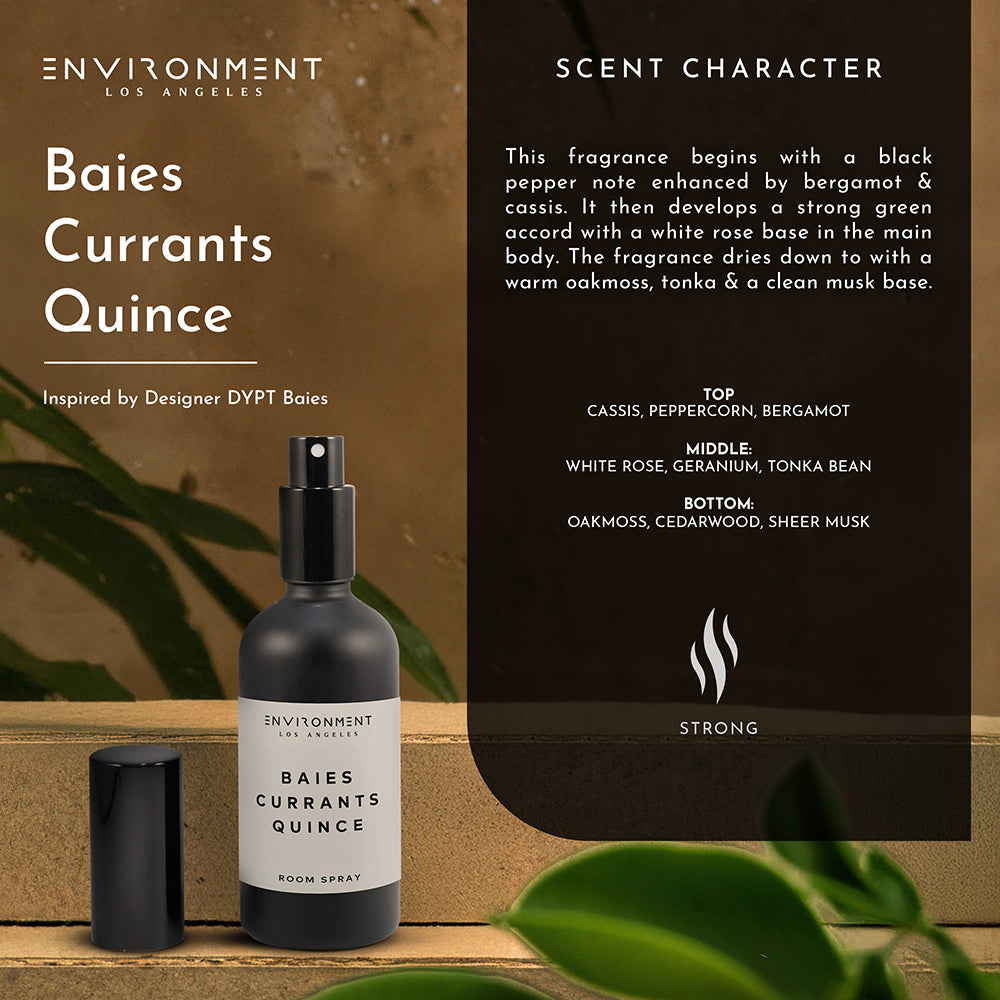 Baies | Currants | Quince Room Spray (Inspired by Diptyque Baies®)