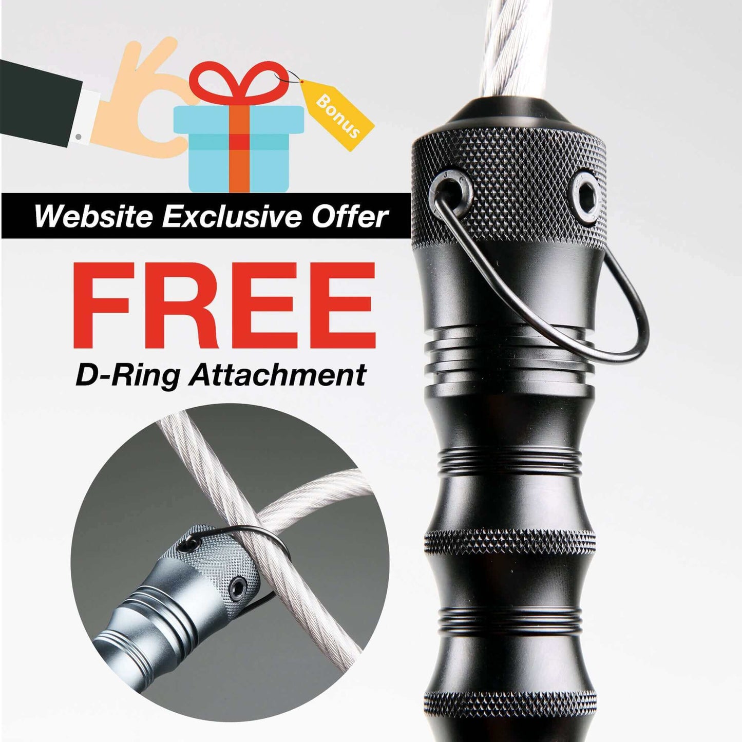 Stinger Whip Car Emergency Tool (Black) + Personal Alarm