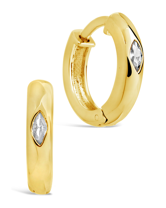 Rayne CZ Hoops