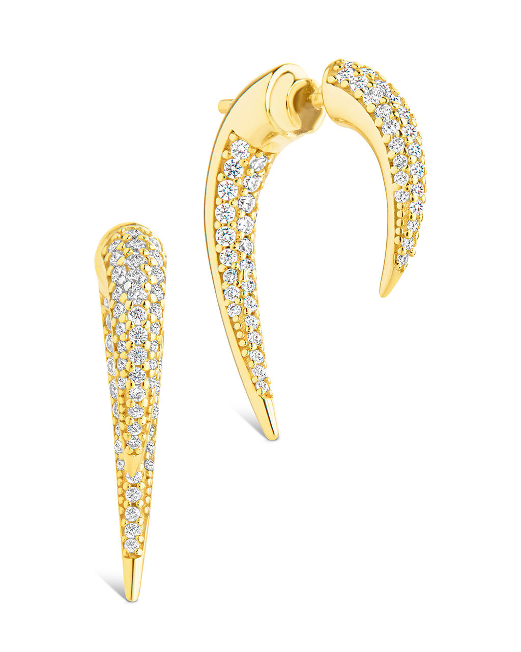 Becca Pointed CZ Stud Earrings