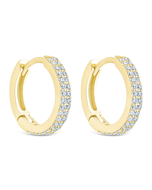 Sterling Silver Emerson Micro Hoops