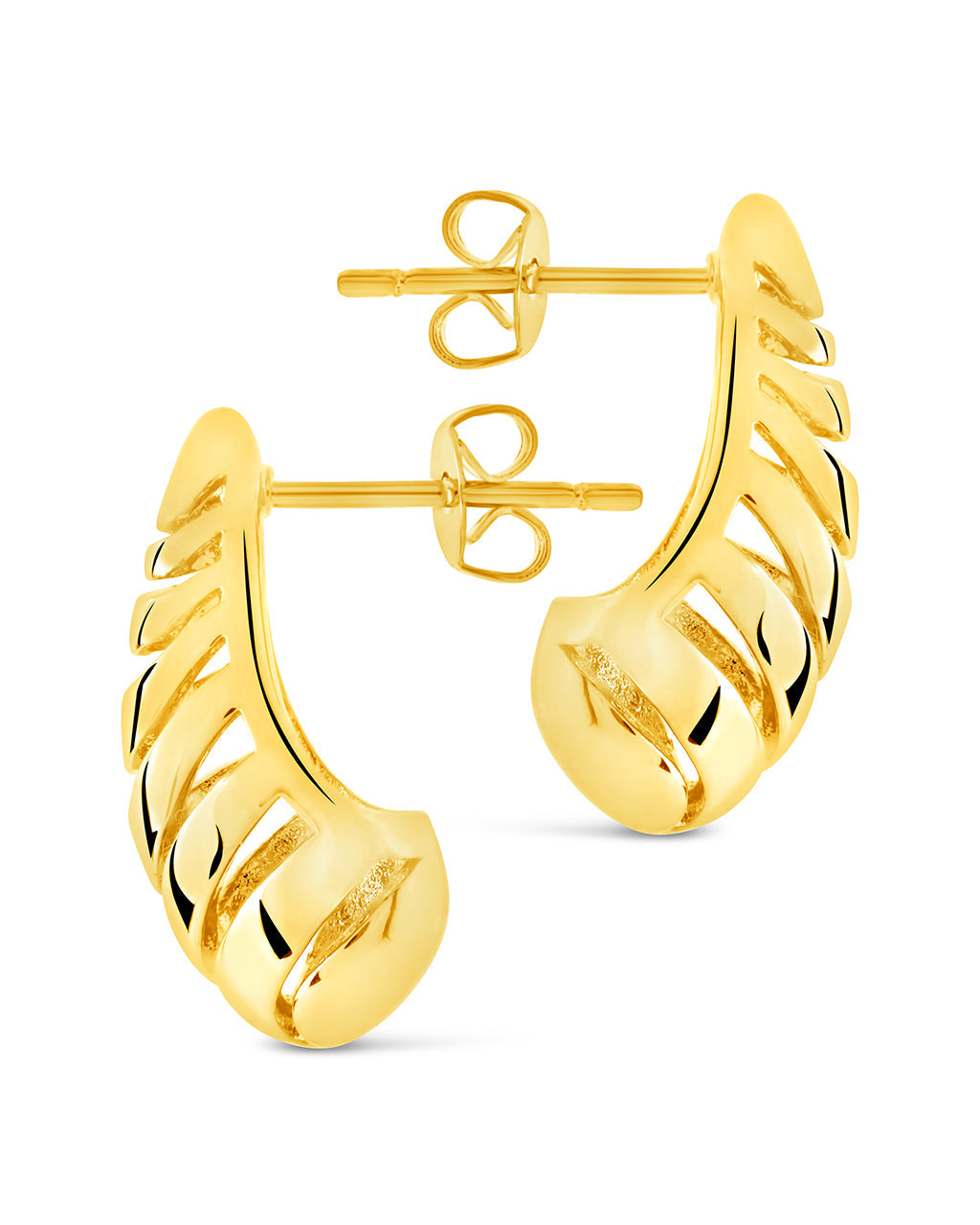 Carla Coiled Stud Earrings