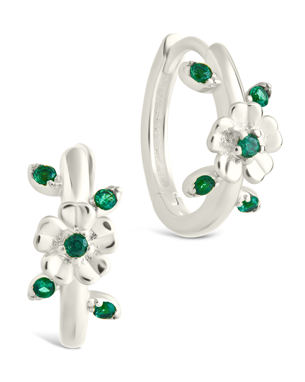 Sterling Silver Cambrie Micro Hoops