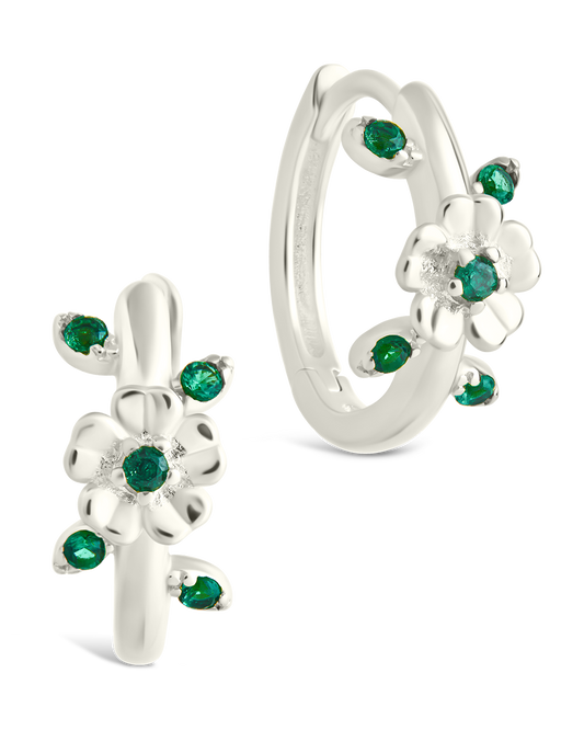 Sterling Silver Cambrie Micro Hoops