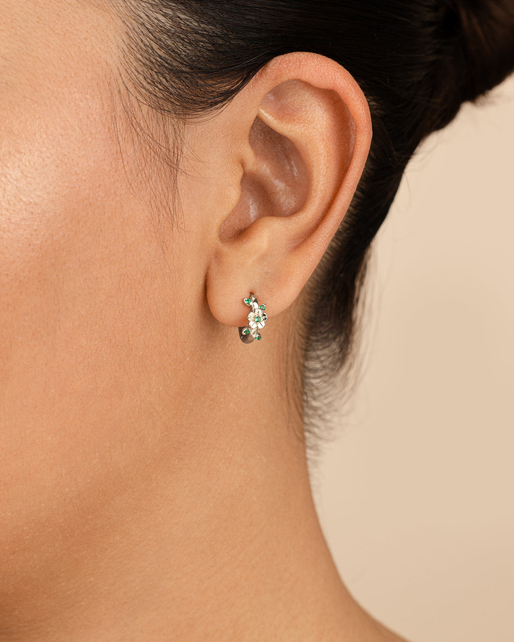 Sterling Silver Cambrie Micro Hoops