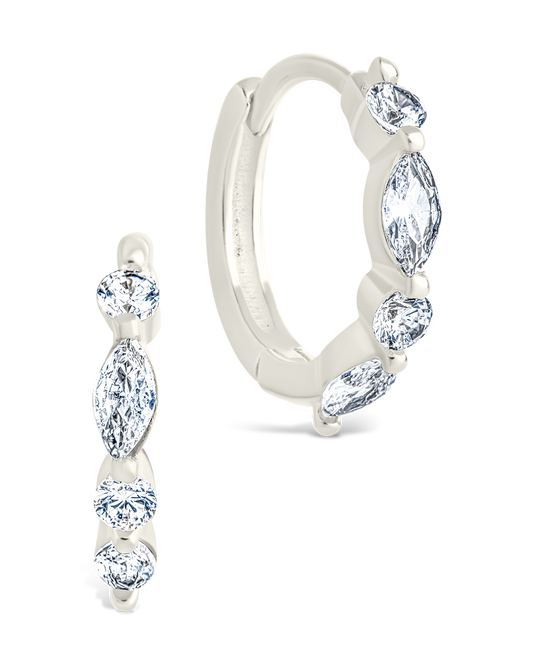 Sterling Silver Kensington Micro Hoops