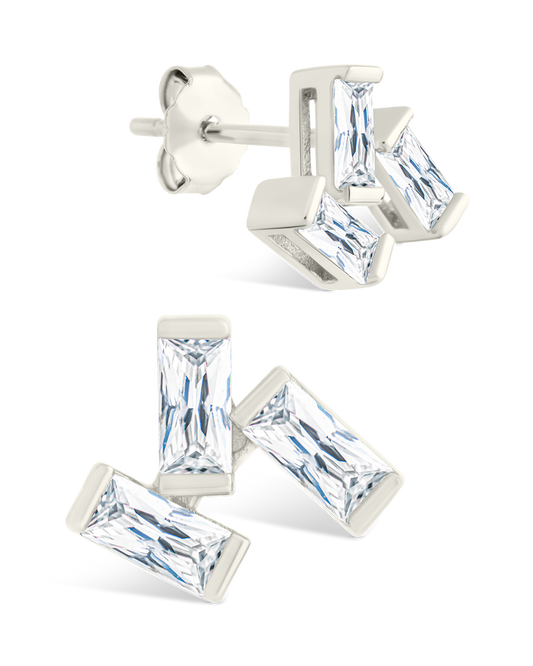 Sterling Silver Macy CZ Studs