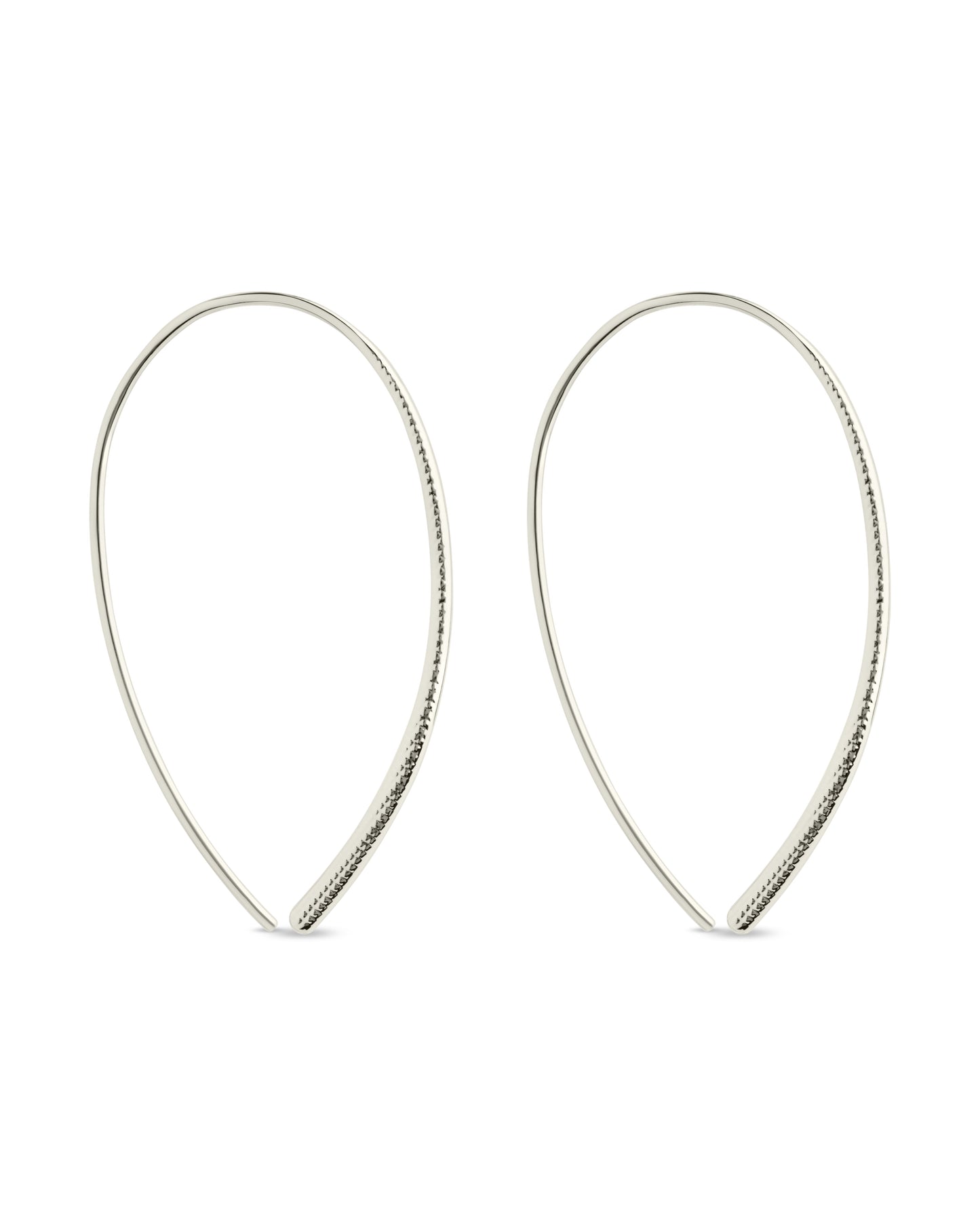 Delicate Threader Hoop Earrings