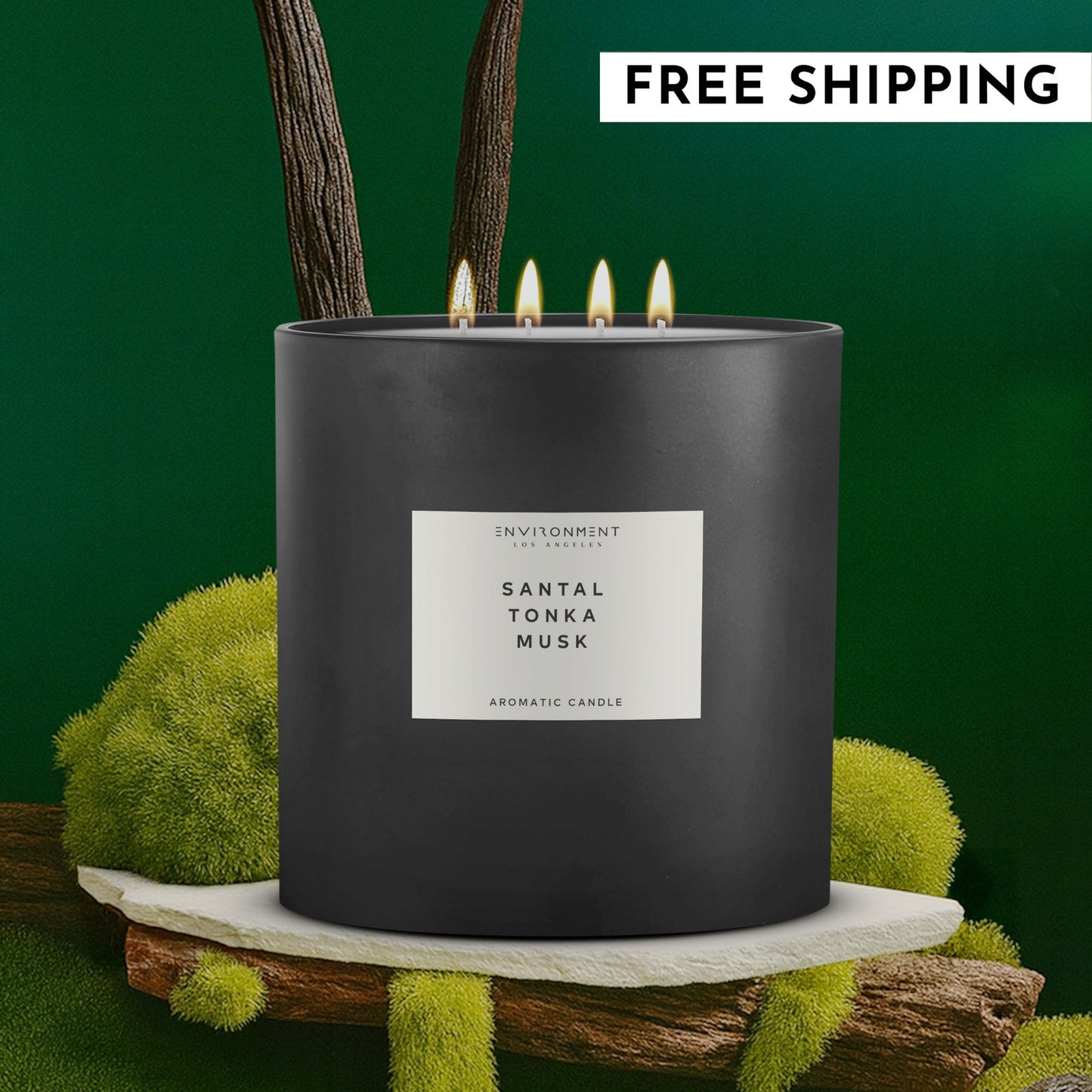 55oz Santal | Tonka | Musk Candle (Inspired by Le Labo Santal® and 1 Hotel®)