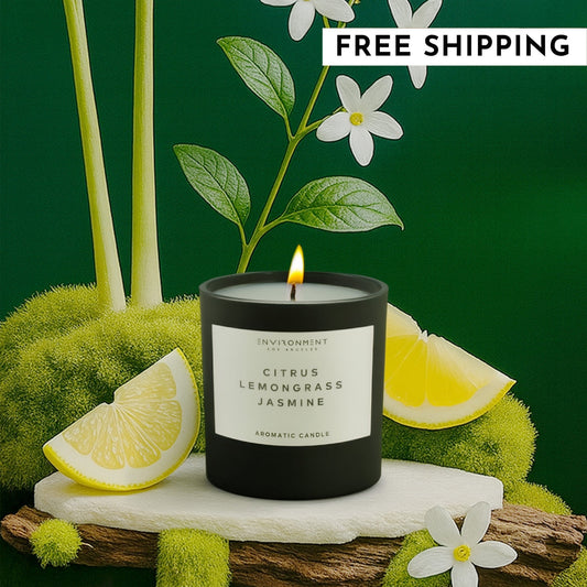 8oz Citrus | Lemongrass | Jasmine Candle with Lid and Box (Inspired by W Hotel®)
