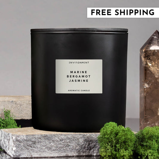 55oz Marine | Bergamot | Jasmine Candle (Inspired by The Ritz Carlton Hotel®)