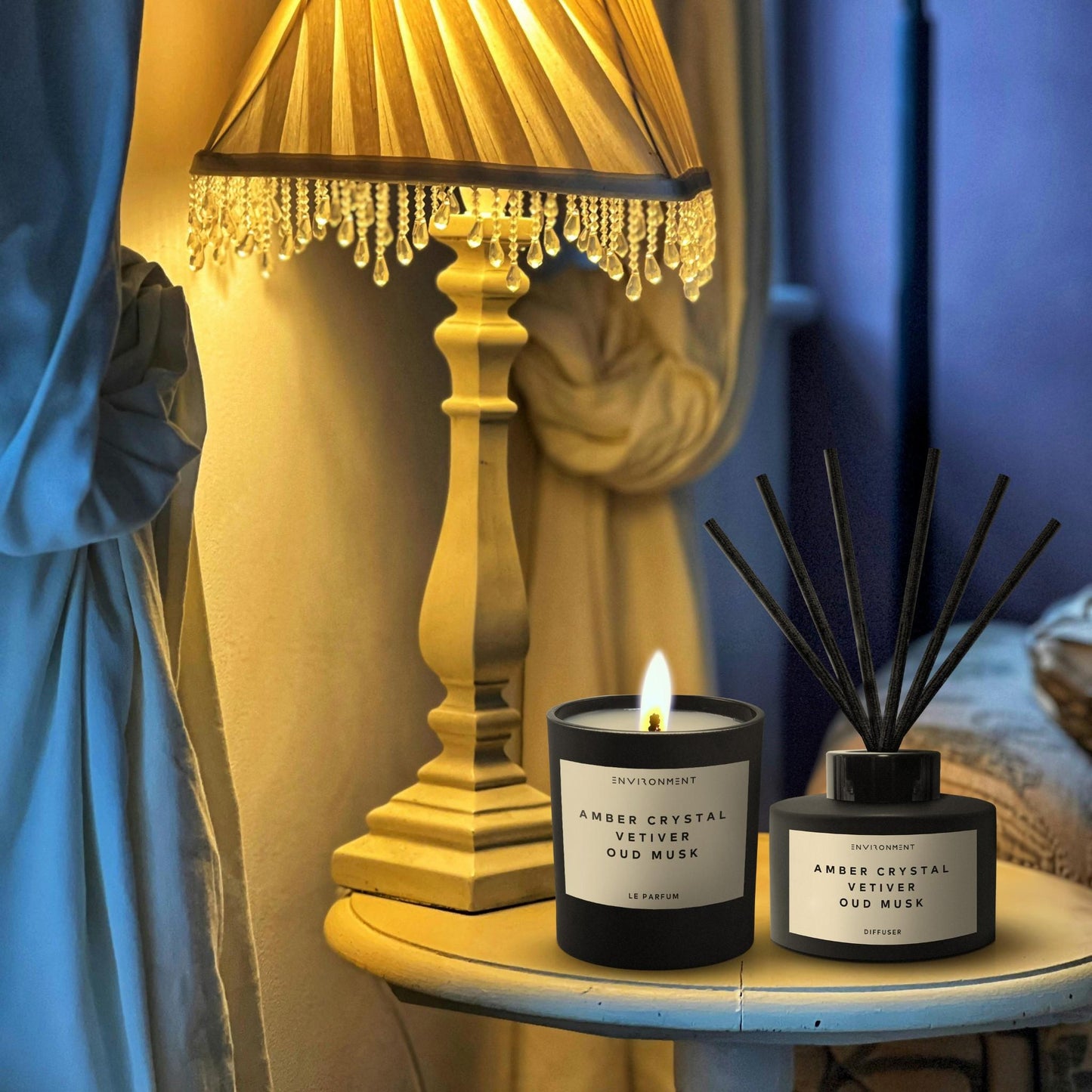 Amber Crystal | Vetiver | Oud Musk Diffuser (Inspired by Baccarat Rouge 540®)