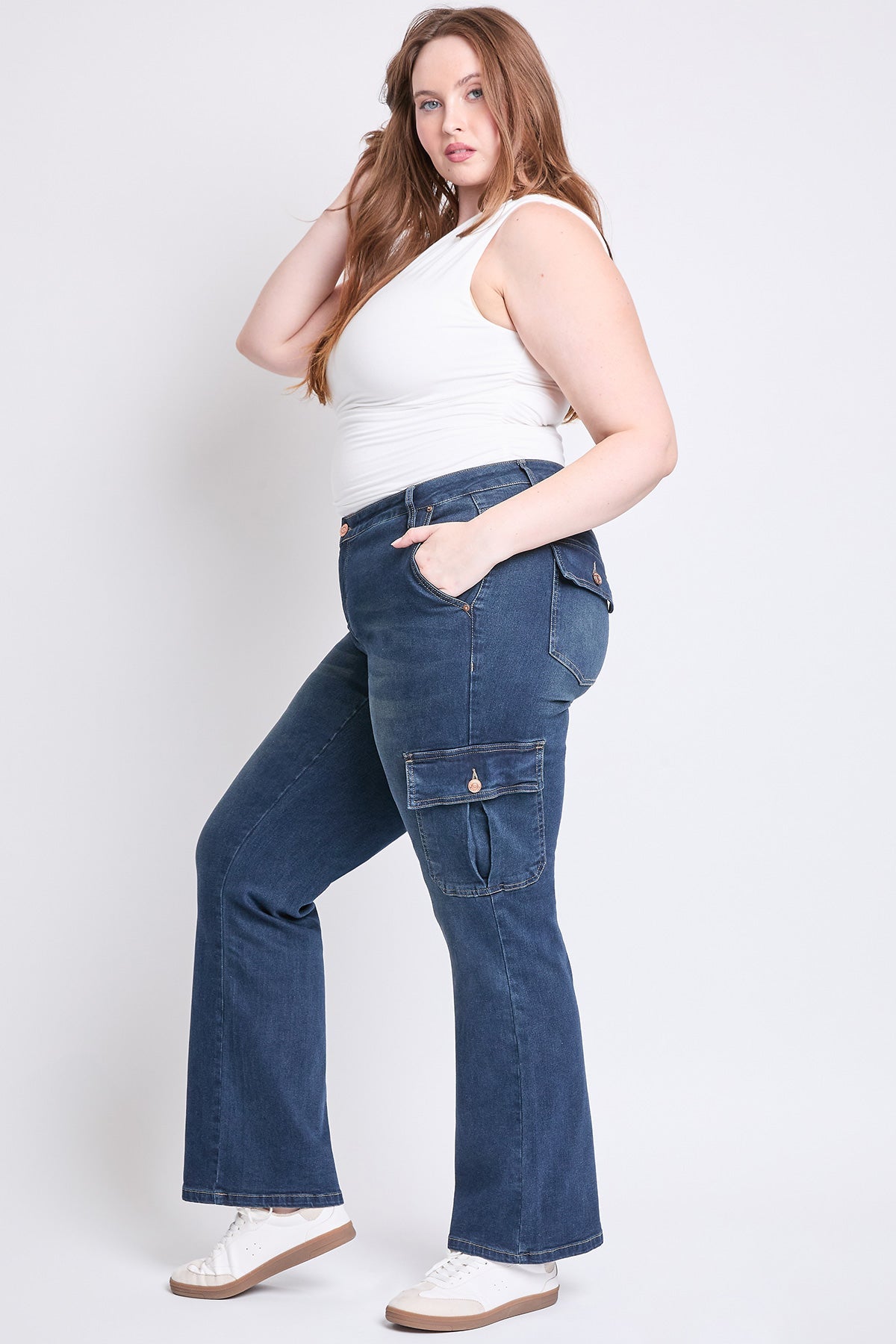 Women's Plus Low Rise Straight  Skater Jeans