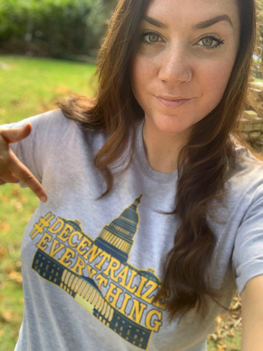 #DecentralizeEverything - Michael Rufo For Congress T-Shirt