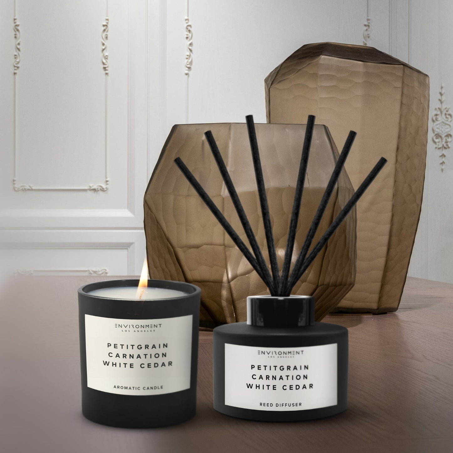 8oz Petitgrain | Carnation | White Cedar Candle (Inspired by YSL L'Homme®)