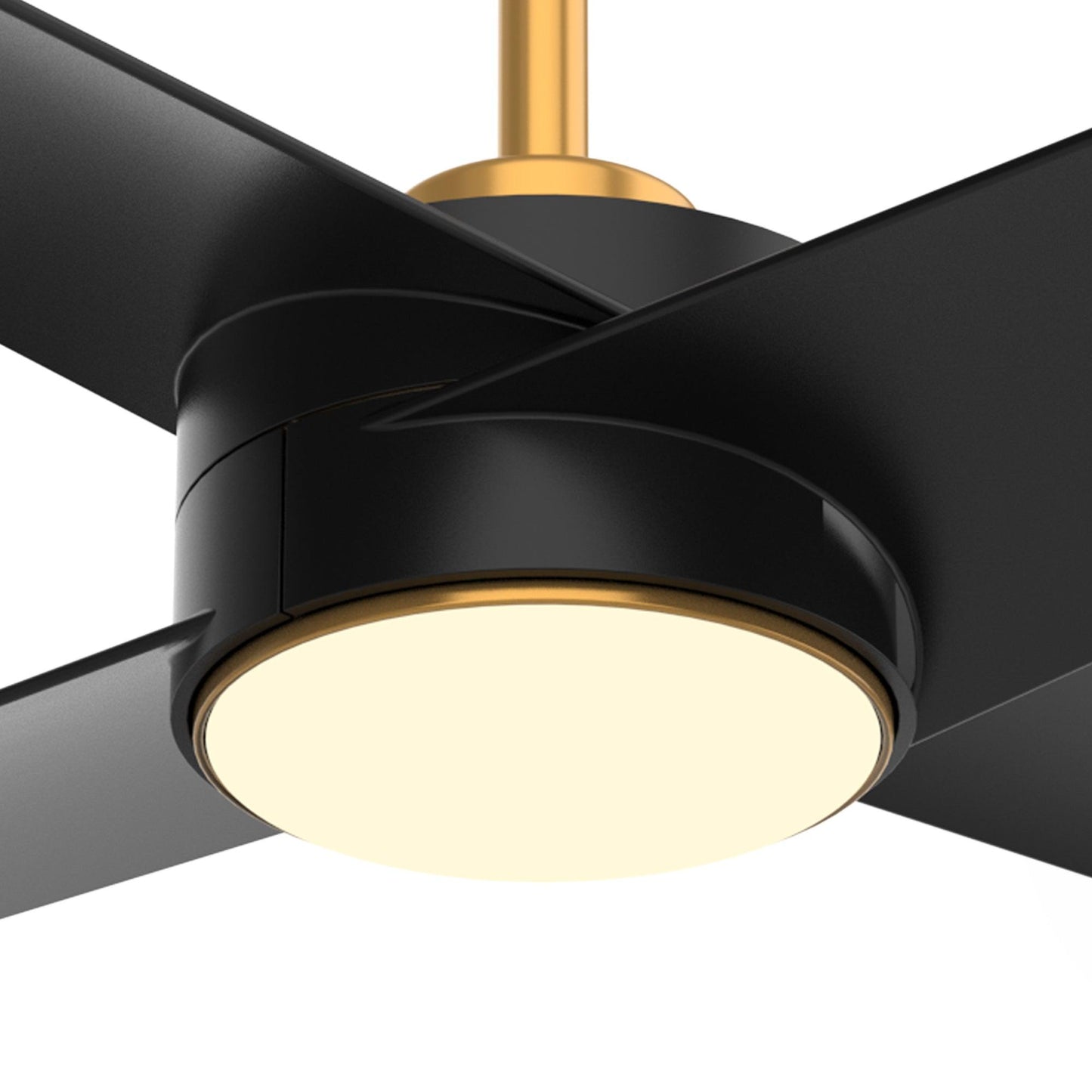 60" Parvez Modern DC Motor Downrod Mount Reversible Ceiling Fan with Lighting and Remote Control