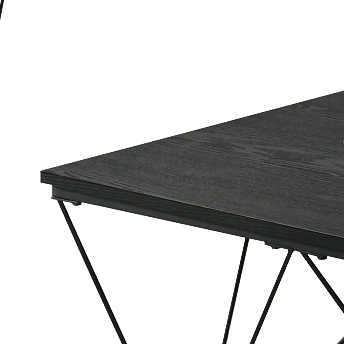 Whetstone 31.5" 3-Piece Coffee Table Set with Angular & Geometric Metal Base