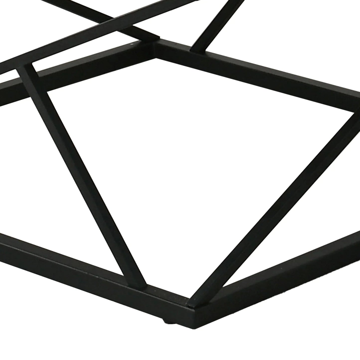 Borup Rustic 31.5" 3-Piece Coffee Table Set with Decorative Wrought Metal Side