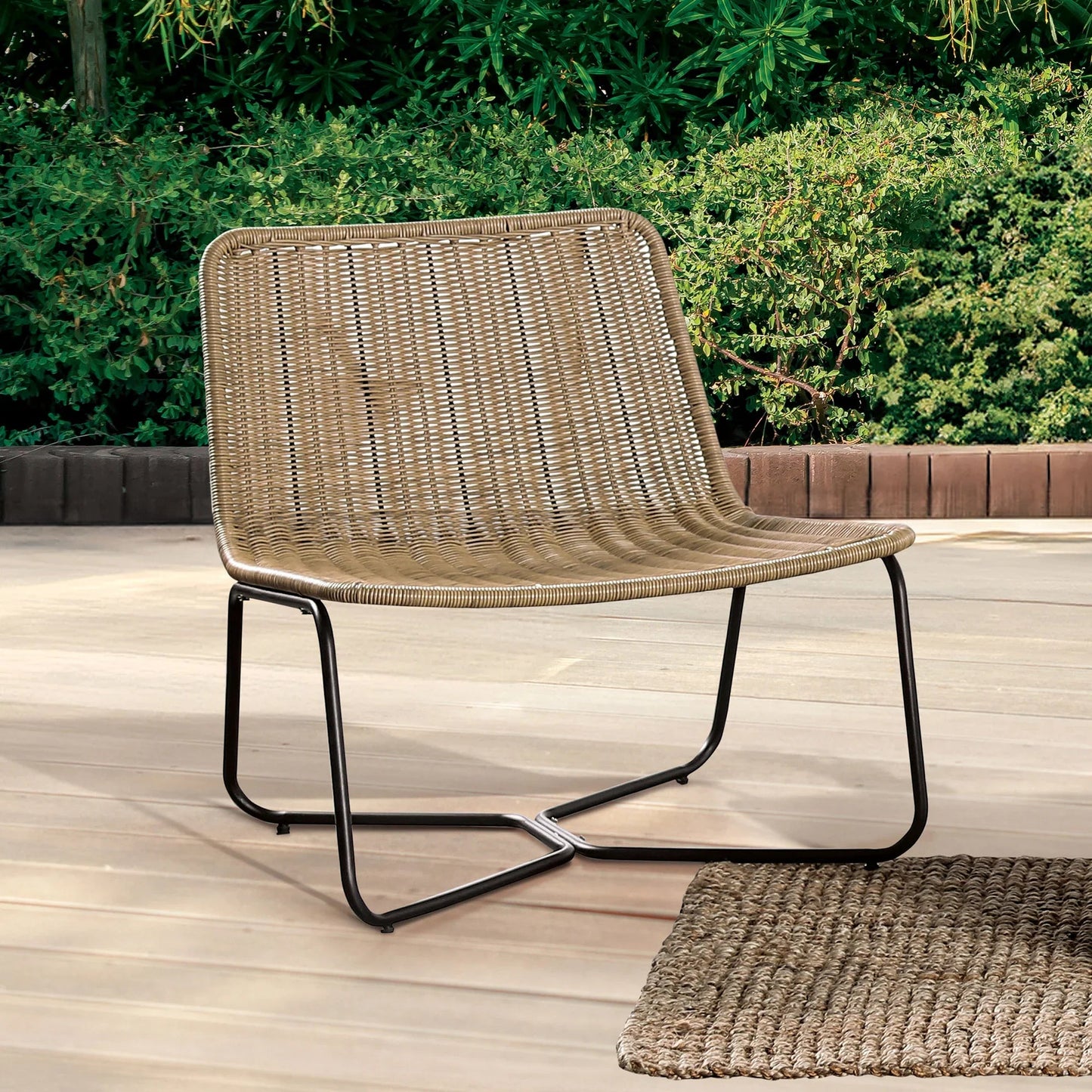 Sarabi 3-Piece Natural Wicker Outdoor Conversation Set