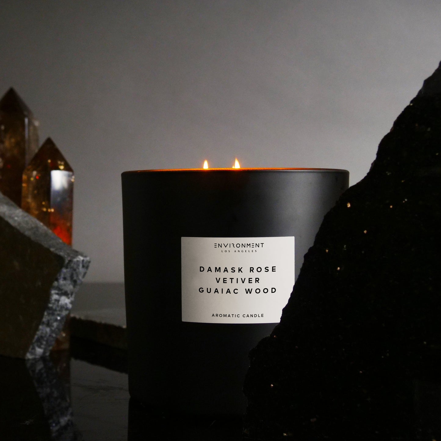 55oz Damask Rose | Vetiver | Guaiac Wood Candle (Inspired by Le Labo Rose 31® and Fairmont Hotel®)