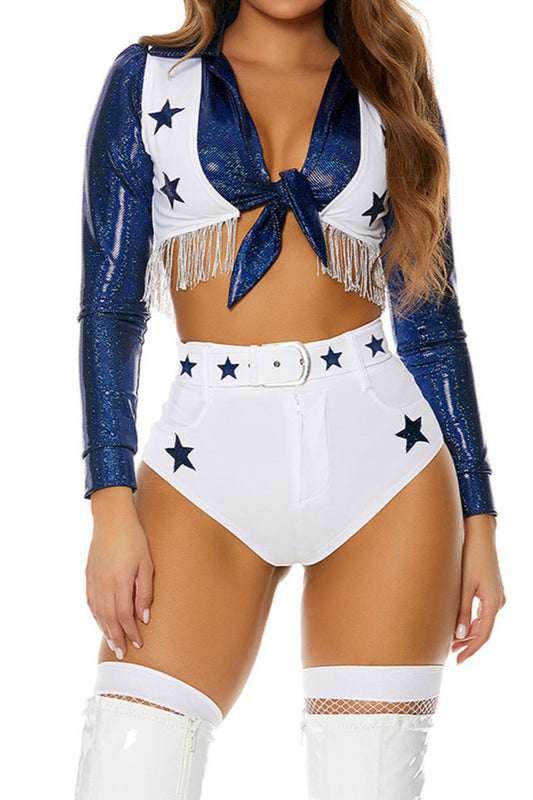 Women's "Dallas Cowboy Cheerleader" Cosplay Costume
