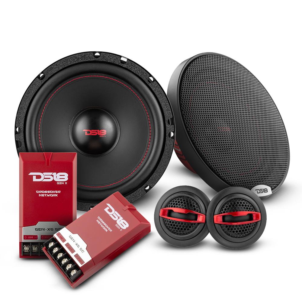 DS18 2008-2021 Honda CR-V  Front and Back Doors Speakers Good Upgrade/Replacement Package 900 Watts