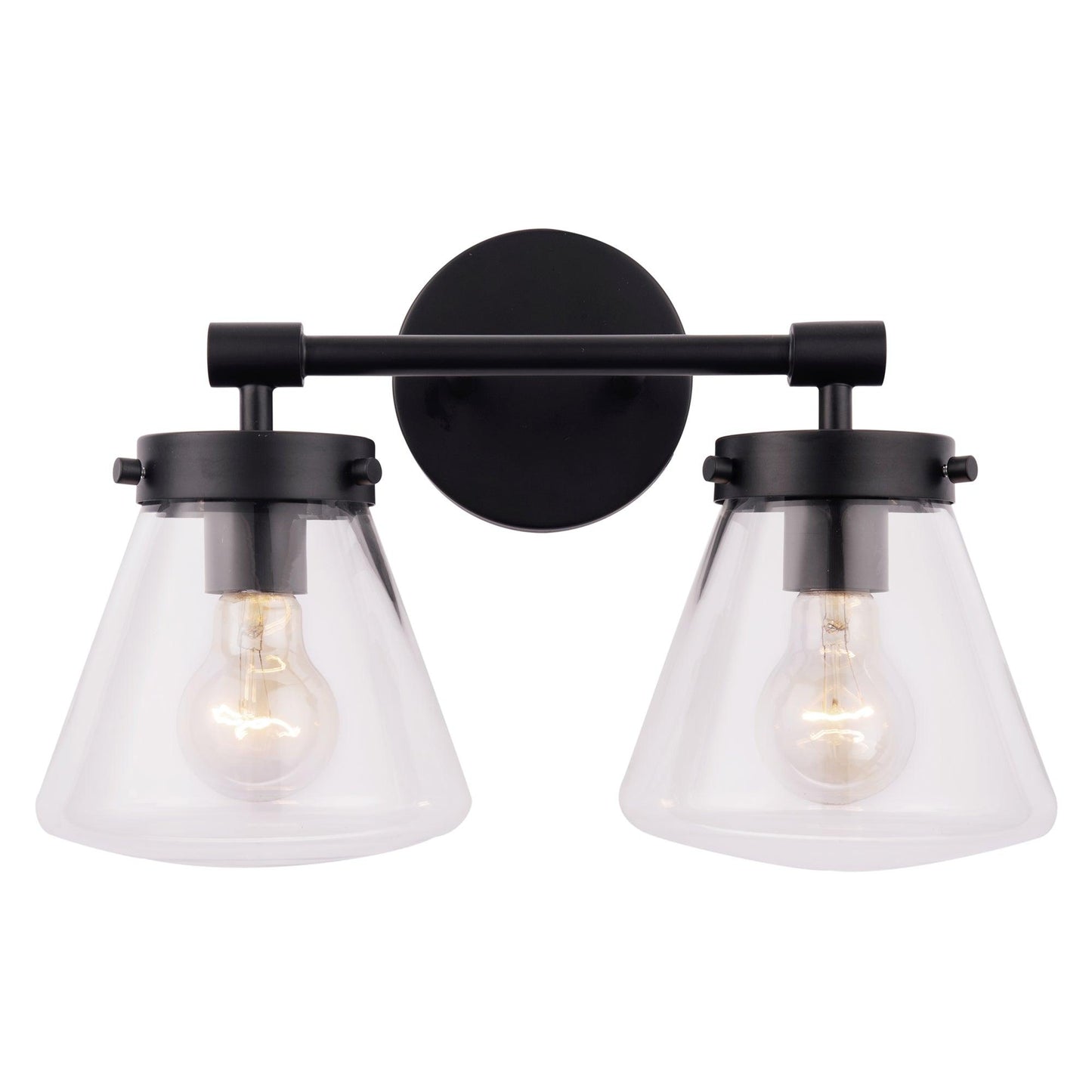 Gleam Modern Farmhouse 2-Light Vanity Light