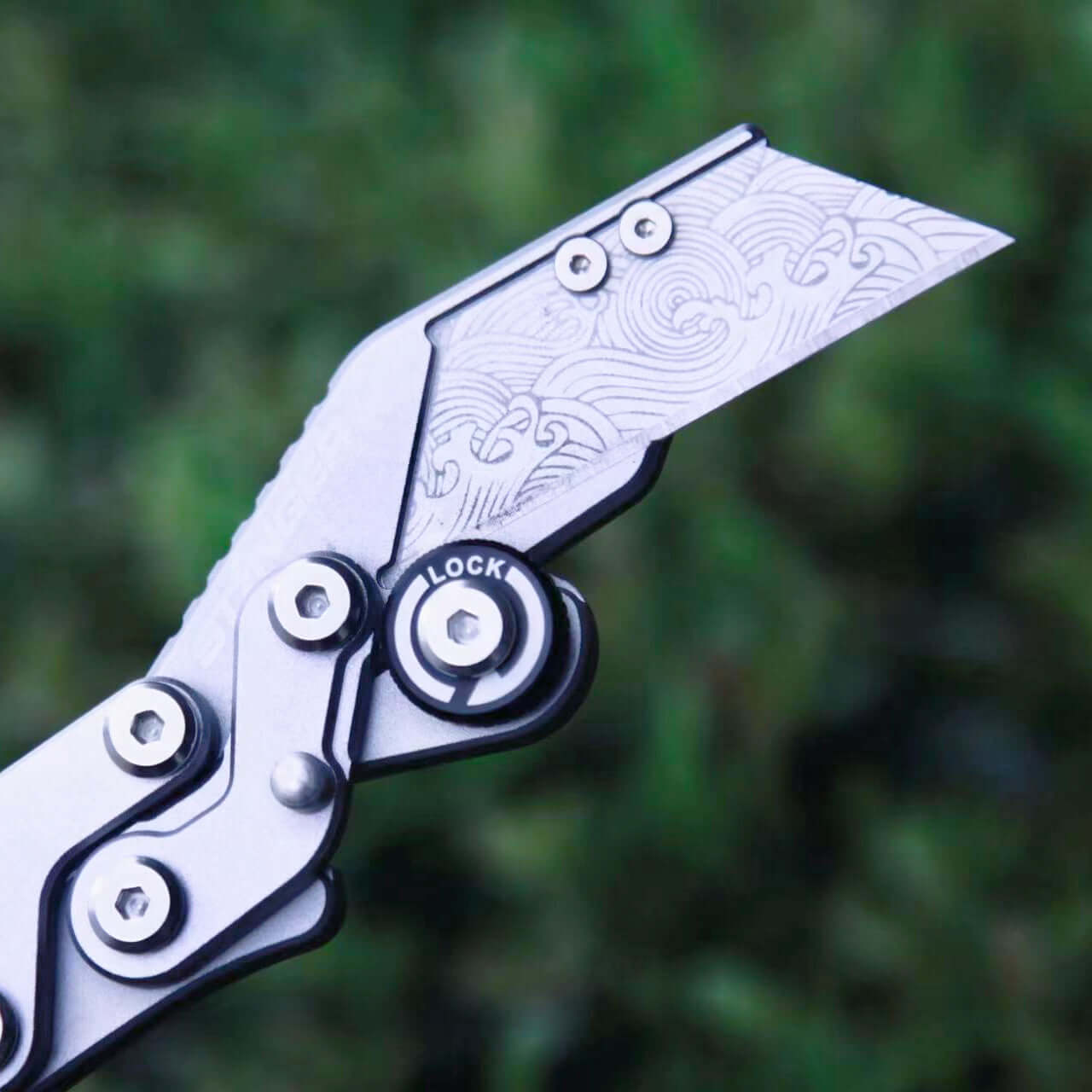 Stinger Godzilla Blade, Folding Pocket Knife, Utility Knife - Matte Black