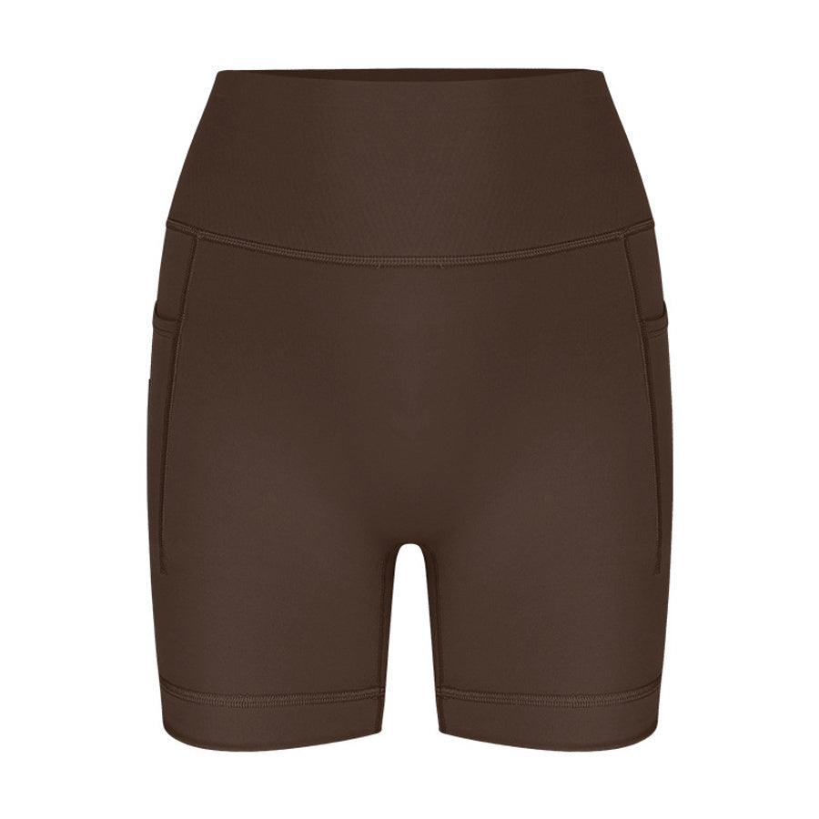 Sports high stretch tight high waist tummy control yoga shorts