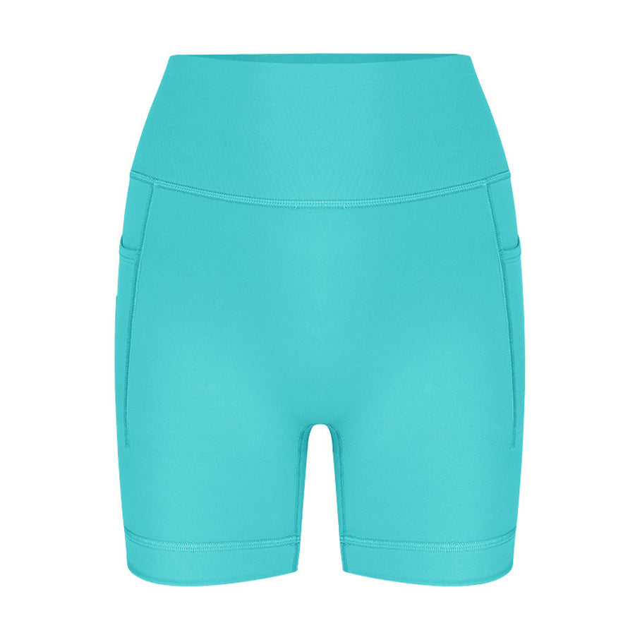 Sports high stretch tight high waist tummy control yoga shorts